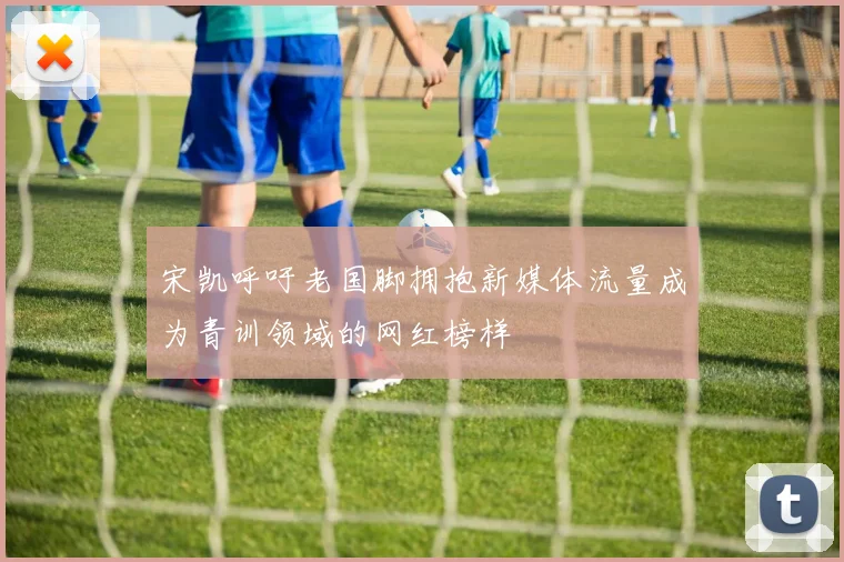 宋凯呼吁老国脚拥抱新媒体流量成为青训领域的网红榜样